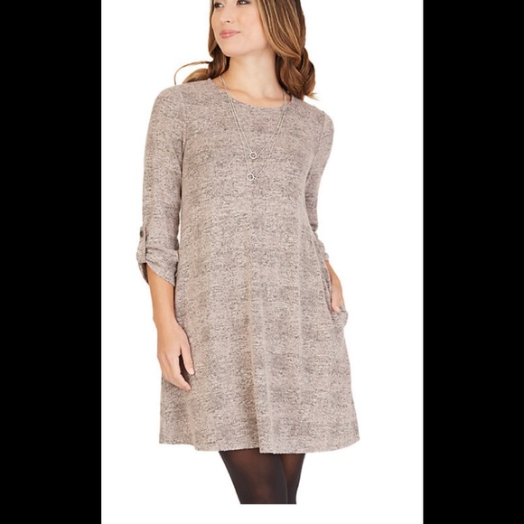 Apt 9 fuzz tab-sleeve shift dress - Picture 6 of 6